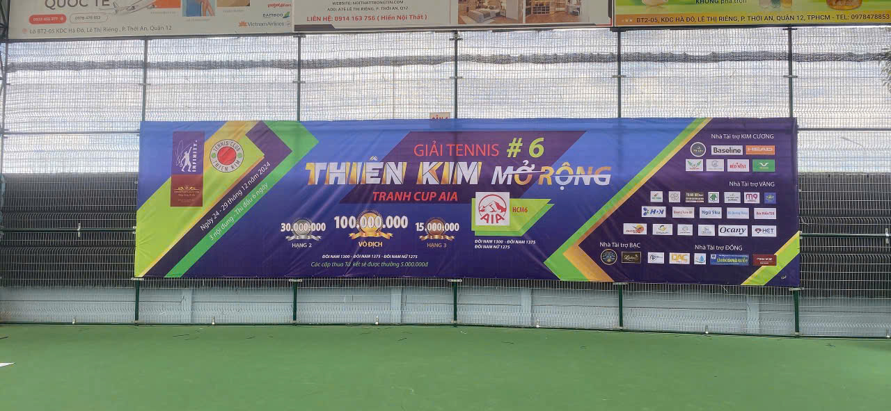 Đông Đông Nam tài trợ giải Tennis Thiên Kim 2024