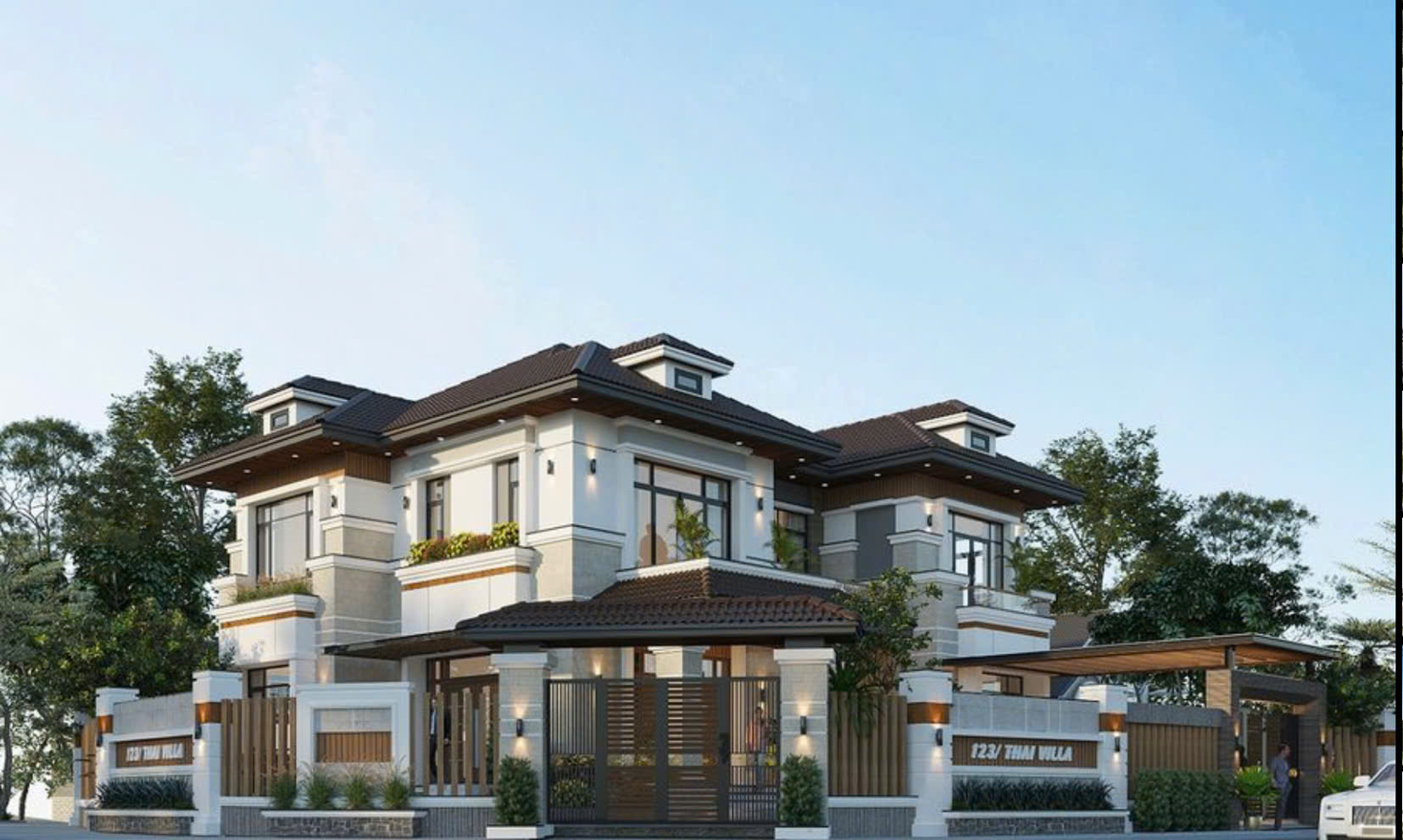 Mẫu thiết kế nhà 4 - Sang trọng